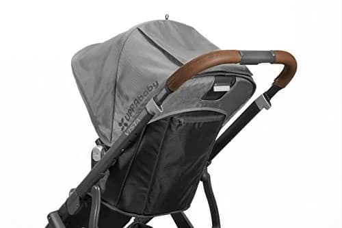 UPPAbaby Leather Handlebar Cover for Vista Strollers – Reach Certified Full Grain Leather – Saddle thumbnail 2