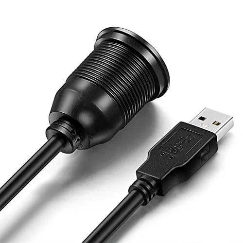 ICESPRING USB 3.0 Flush Mount Car Mount Extension Cable, 3ft (0.91m) | High-Speed Data Transfer & Charging thumbnail 3