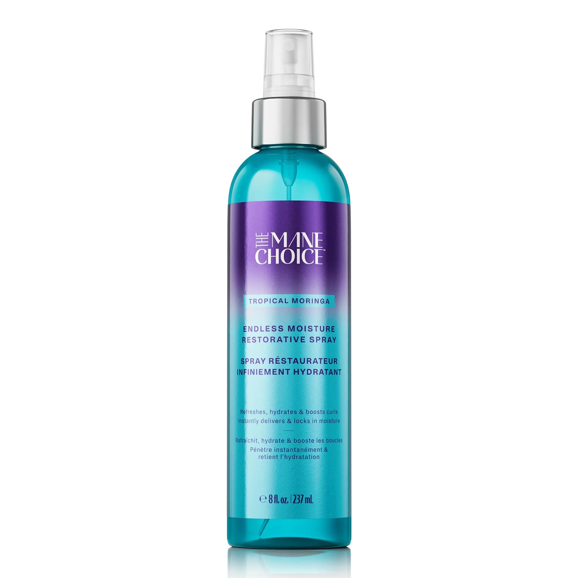 The Mane Choice Tropical Moringa Sweet Oil & Honey Endless Moisture Restorative Hair Spray 236ml (8 Fl Oz) | Hydrates Curls, Fights Frizz - main product image