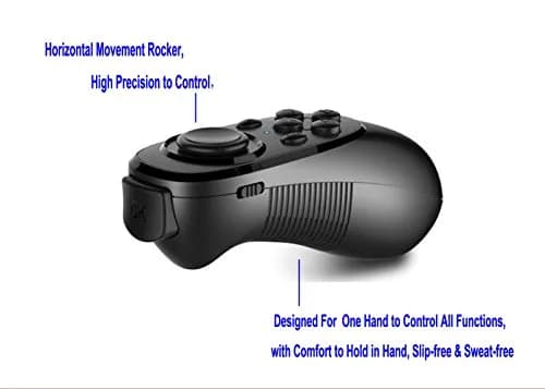 VR EMPIRE Bluetooth Remote Controller Gamepad 11.6cm x 4.5cm x 1.35cm | Universal for VR, Games, Media, Presentations thumbnail 9