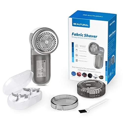 BEAUTURAL Fabric Shaver and Lint Remover Gray | Restores Garments to New thumbnail 7