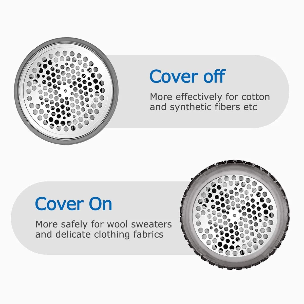 BEAUTURAL Fabric Shaver and Lint Remover Gray | Restores Garments to New - view 2