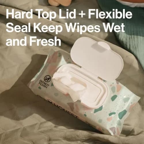 The Honest Company Multi-Use Baby Wipes, Geo Mood, Unscented, 576 Count | Compostable, Plant-Based, Hypoallergenic thumbnail 7