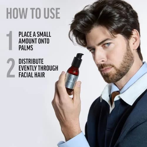 American Crew Beard Serum 1.7 fl oz | Lightweight Conditioning Oil for Men thumbnail 6