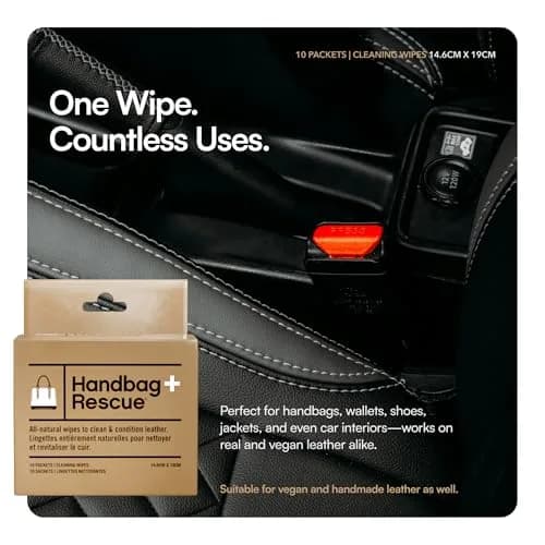 Boot Rescue Natural Surface Cleaning Wipes 10 Count | Keep Leather Handbags Soft & Supple thumbnail 5