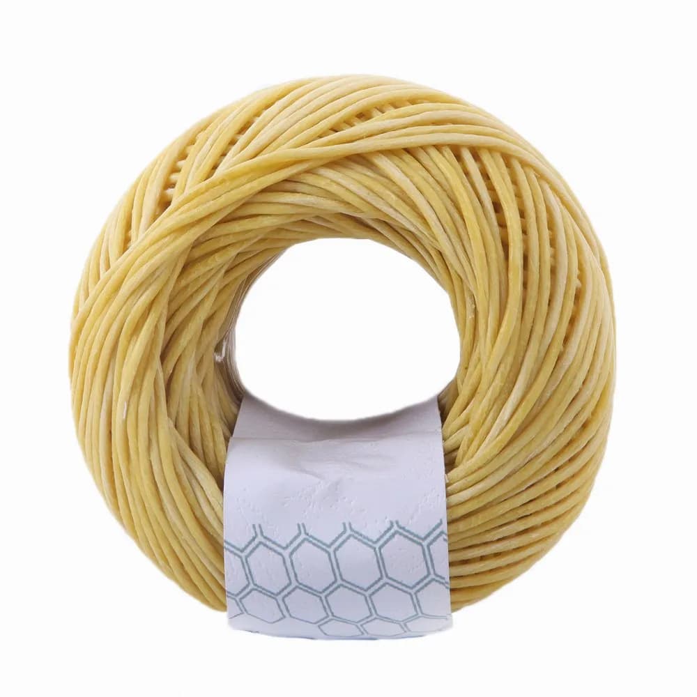 EricX Light Thick Beeswax Hemp Wick 2.0 mm (200 ft) | Organic & Slow Burning - view 3