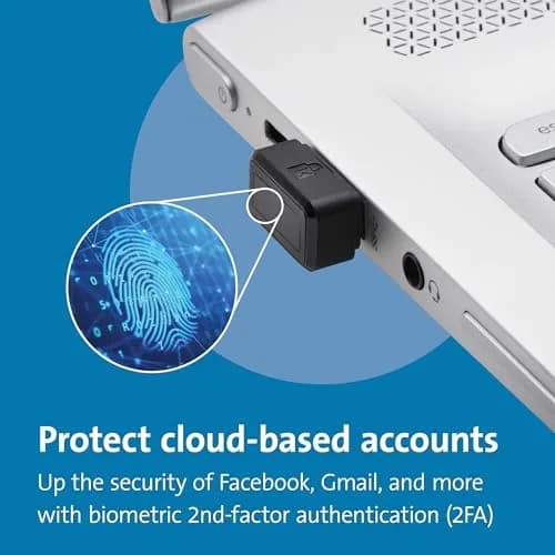 Kensington VeriMark Gen1 USB-A Fingerprint Key Reader | Anti-Spoofing Security for Windows Hello thumbnail 4