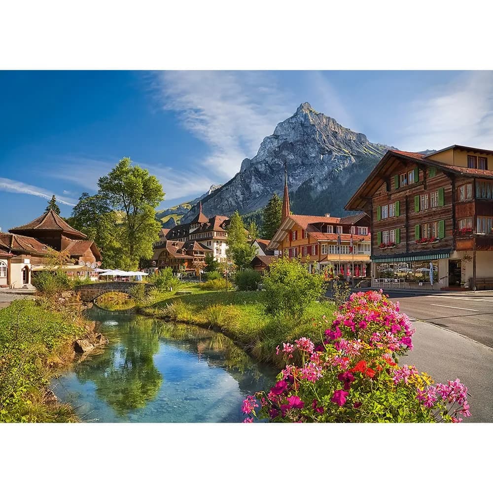 Trefl Alps in the Summer 2000 Piece Puzzle 96.1 cm x 68.2 cm | Family Jigsaw Puzzle for Adults and Kids - view 3