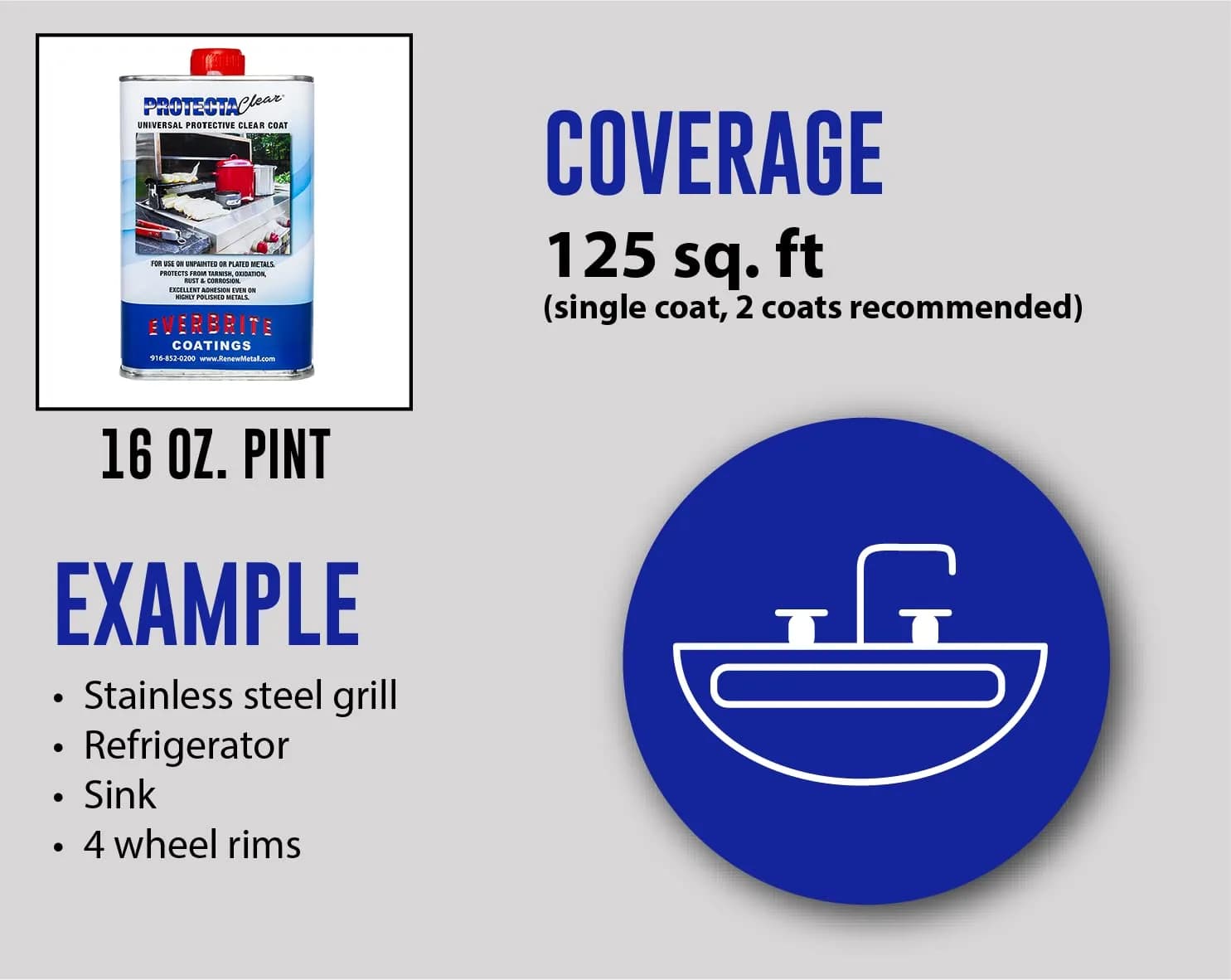 ProtectaClear 16 oz (470 ml) Clear Protective Coating for Metal | Seals & Protects from Tarnish - view 3