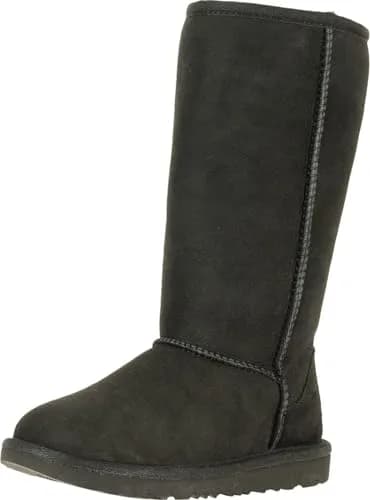 UGG Unisex-Child Classic Tall II Boot Black Big Kid 6 (28.58 cm / 11.25 in Shaft) thumbnail 1