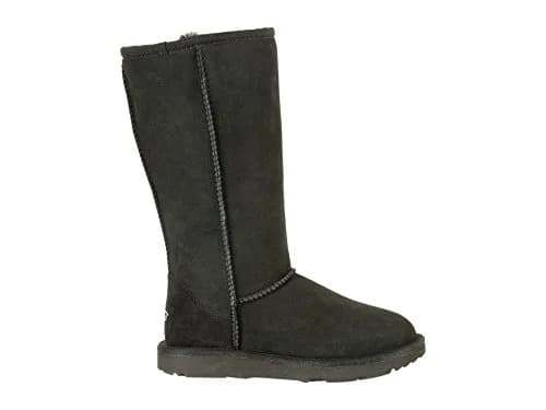 UGG Unisex-Child Classic Tall II Boot Black Big Kid 6 (28.58 cm / 11.25 in Shaft) thumbnail 2
