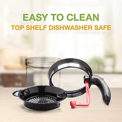 VONDIOR Food Strainer with Bottom Release | 4-Cup Grease Separator for Cooking & Juicing thumbnail 7