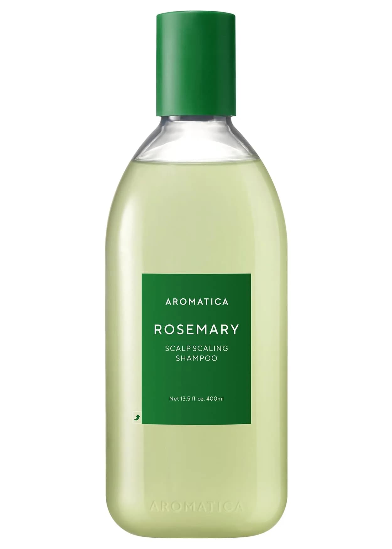 AROMATICA Rosemary Scalp Scaling Shampoo for Hair Growth 400ml (13.53 Fl Oz) | Vegan Formula for Hair Fall & Scalp Health - main product image