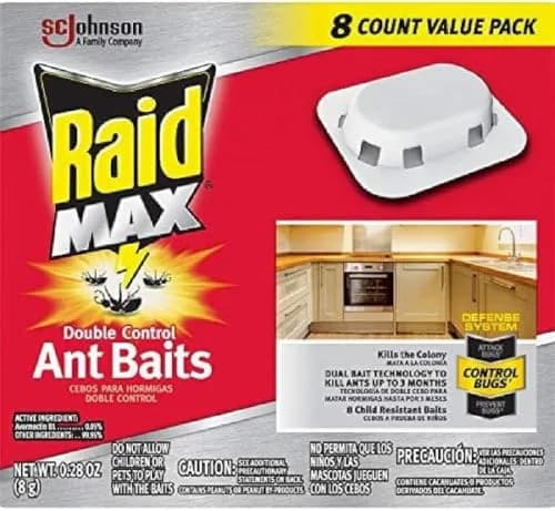 Raid Double Control Ant Baits 8 Count | Kills Entire Colony, Child-Resistant thumbnail 1