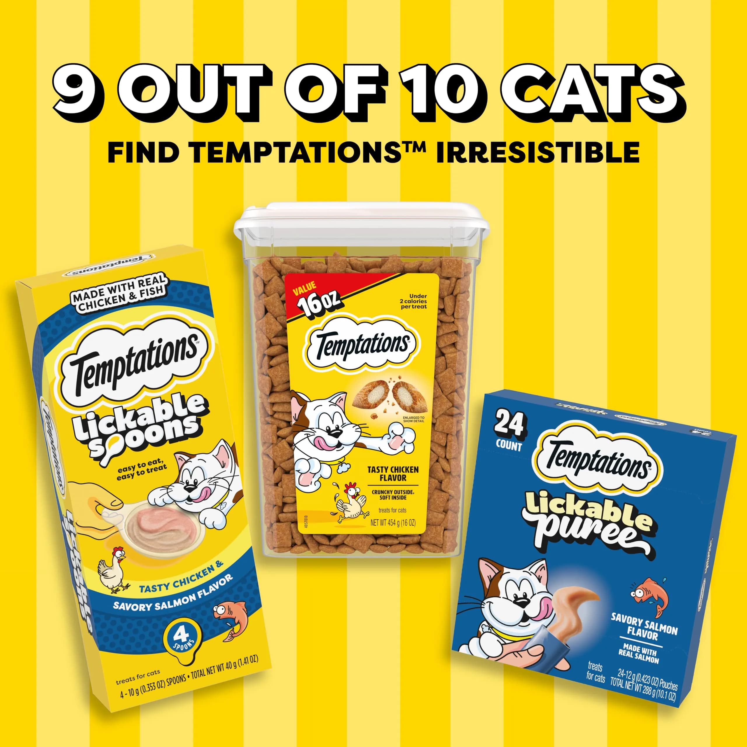 Temptations Classic Crunchy Cat Treats, Shrimpy Shrimp Flavor, 3 oz (85g) x 12 Pack | Irresistible Cat Snacks - view 6