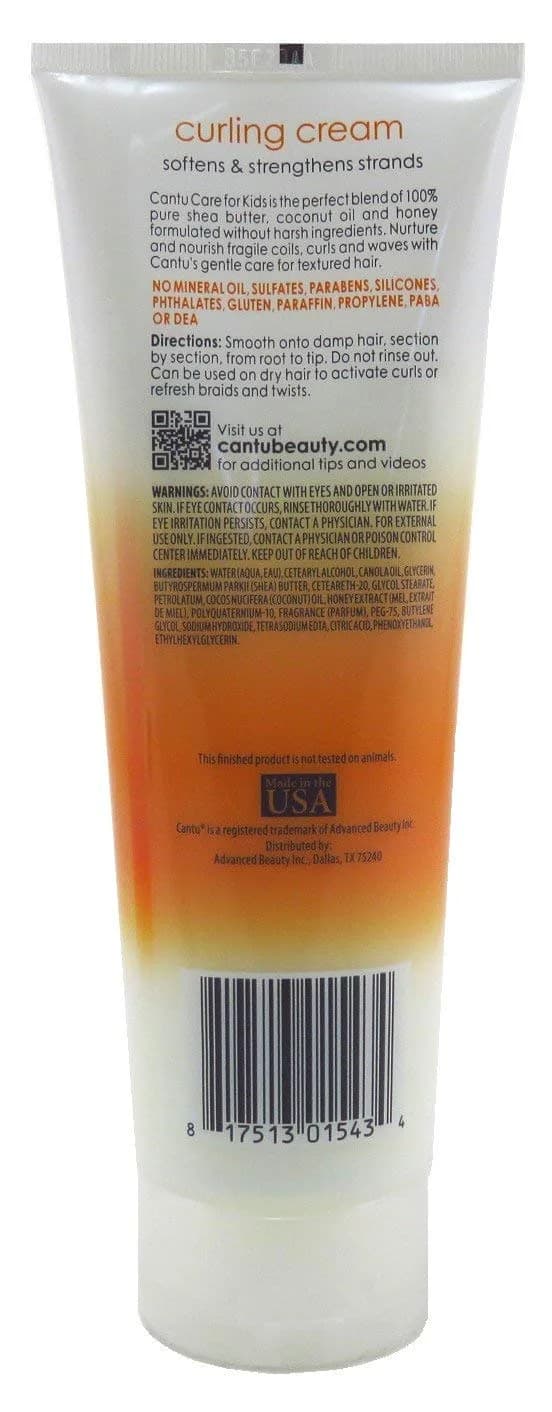 Cantu Care for Kids Curling Cream, 236ml (8 Fl Oz) Pack of 3 | Defines Curls, Fights Frizz - view 3