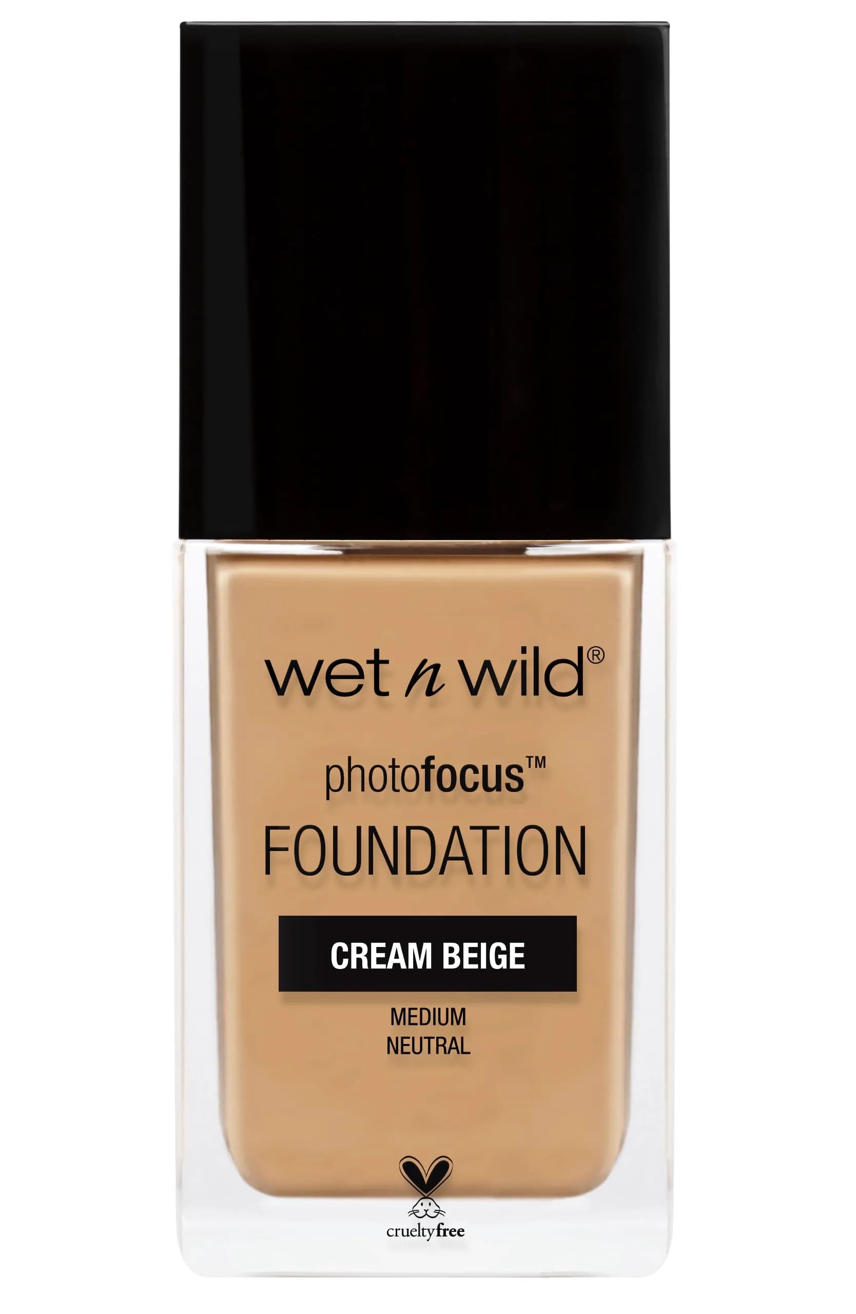 wet n wild Photo Focus Matte Liquid Foundation Cream Beige | Flawless Camera-Ready Finish — Cream Beige