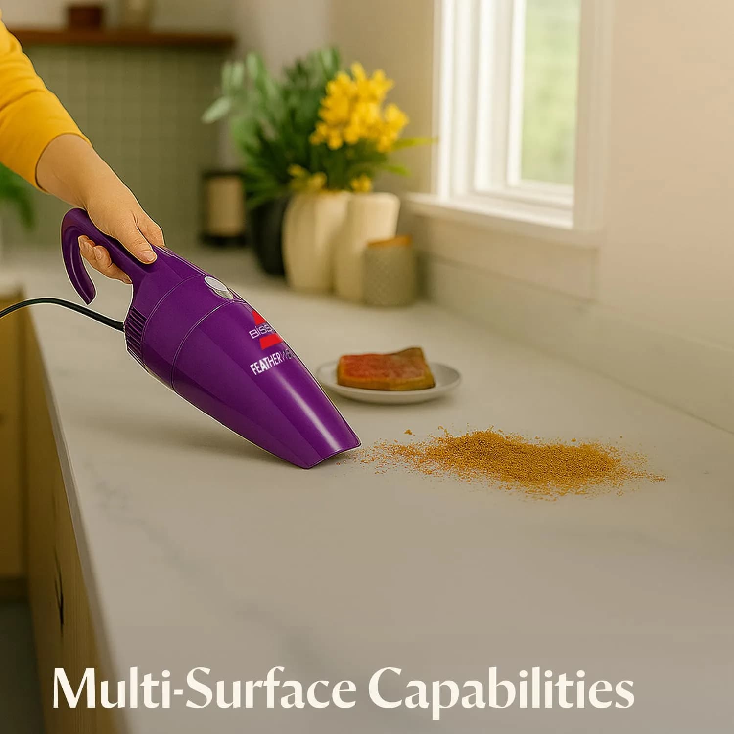 Bissell FeatherWeight Stick Lightweight Bagless Vacuum Cleaner 2.6 lbs (1.18 kg) | 3-in-1 Versatile Design for Hard Floors & Carpets - view 6