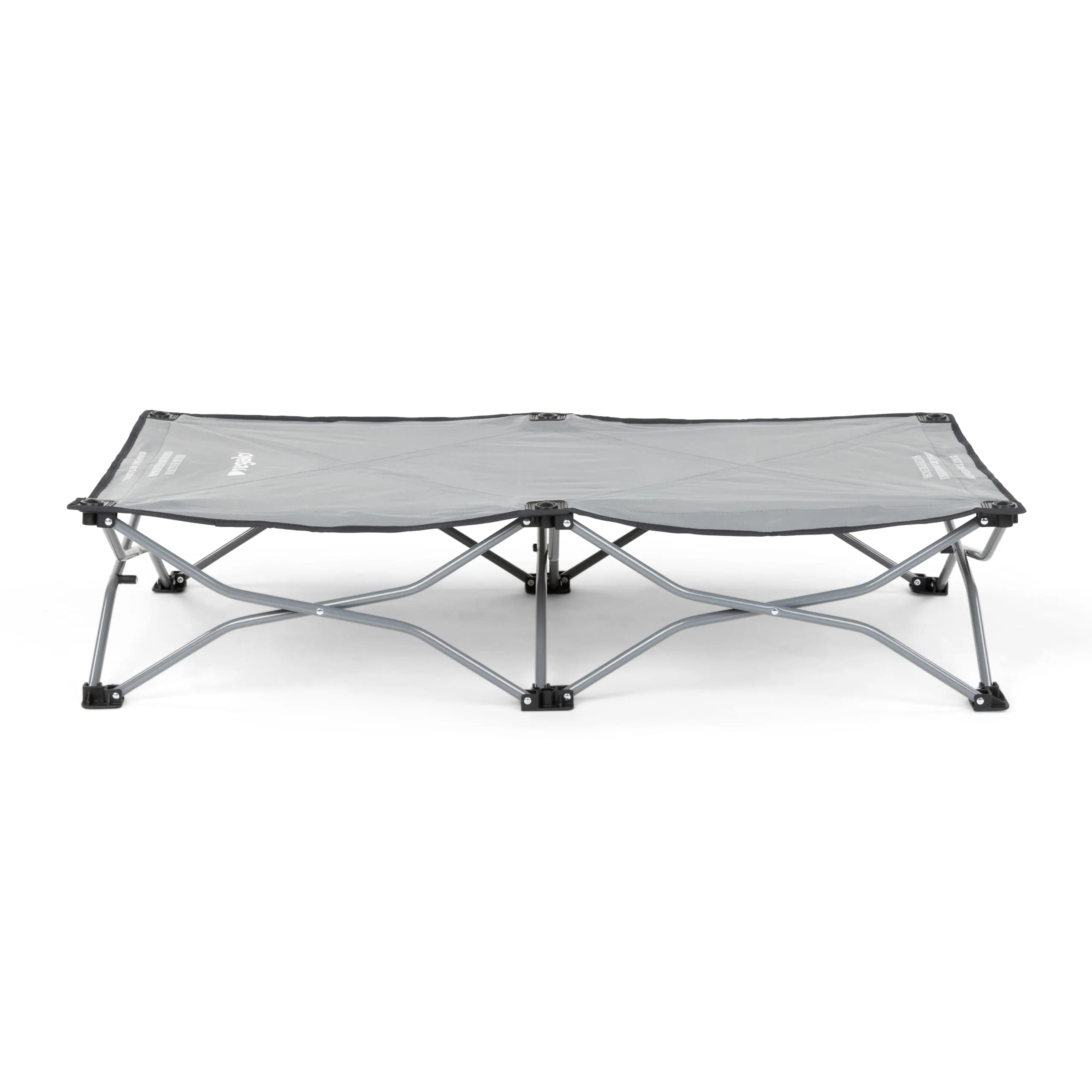 Regalo My Cot Portable Toddler Bed 46.5" x 24" x 9.5" Gray | Foldable Kids Travel Bed & Camping Cot - view 4