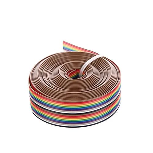 Eowpower 20 Pin Rainbow Color Flat Ribbon IDC Cable 5m | 2.54mm Pitch, Copper Material thumbnail 4