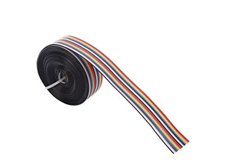 Eowpower 20 Pin Rainbow Color Flat Ribbon IDC Cable 5m | 2.54mm Pitch, Copper Material thumbnail 6