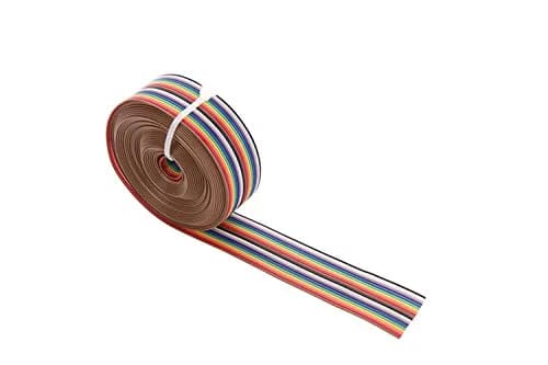 Eowpower 20 Pin Rainbow Color Flat Ribbon IDC Cable 5m | 2.54mm Pitch, Copper Material thumbnail 2