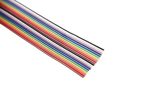 Eowpower 20 Pin Rainbow Color Flat Ribbon IDC Cable 5m | 2.54mm Pitch, Copper Material thumbnail 3