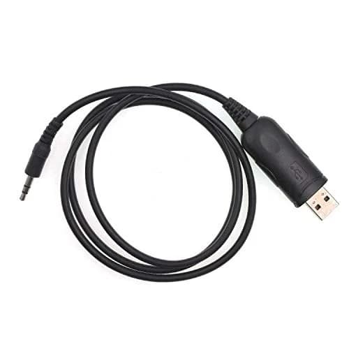 Yi Zhan Tong WIN10-USB-KT8900 USB Programming Cable for QYT KT-8900/KT-7900D/KT-980, Black | Compatible with Win10 System thumbnail 1