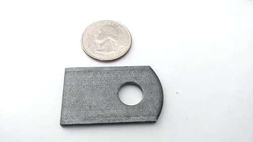 UNB Weld-On Steel Flat Tab Brackets | 1" x 2 3/8" x 1/8" | Heavy-Duty Welding Tabs for Metal Fabrication thumbnail 4