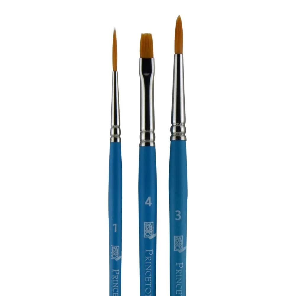 Princeton Select Artiste Synthetic 3-Piece Brush Set No. 3 for Acrylic, Oil & Watercolor - view 3