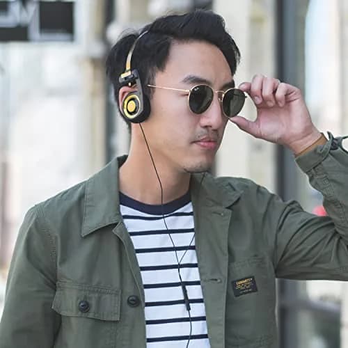 Koss Porta Pro Limited Edition Black Gold On-Ear Headphones with Microphone & Volume Control | Wired 3.5mm Jack thumbnail 7