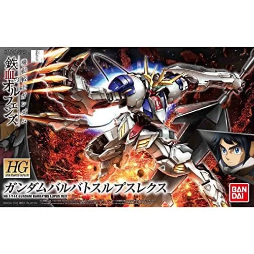 Bandai Gundam Iron-Blooded Orphans No.33 Model Kit 1/144 | HG Gundam Barbatos Lupus Rex, Multi-Colored, 8" thumbnail 8