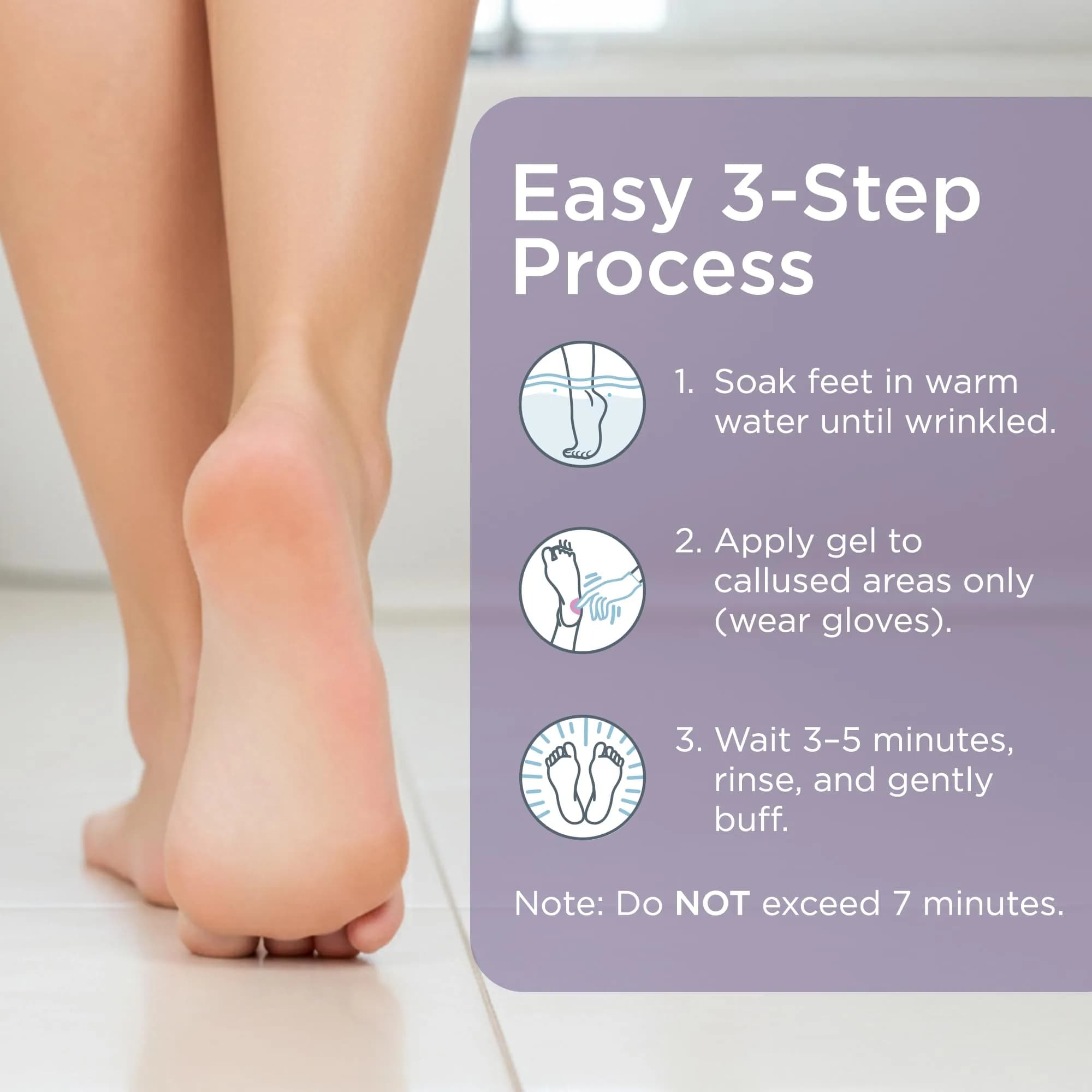 Lee Beauty Professional Gel Callus Remover 237ml (8 Fl Oz) | Fast-Acting Formula for Cracked Heels & Dead Skin - view 5