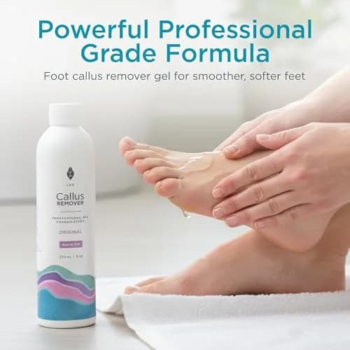 Lee Beauty Professional Gel Callus Remover 237ml (8 Fl Oz) | Fast-Acting Formula for Cracked Heels & Dead Skin thumbnail 2