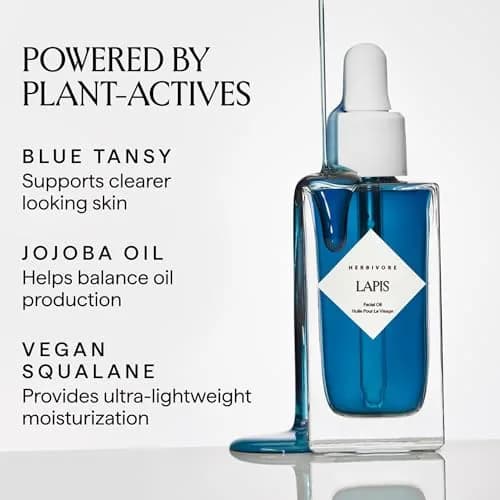 HERBIVORE Lapis Blue Tansy Facial Oil 1.7 oz | Clarifies & Balances Acne-Prone Skin thumbnail 2