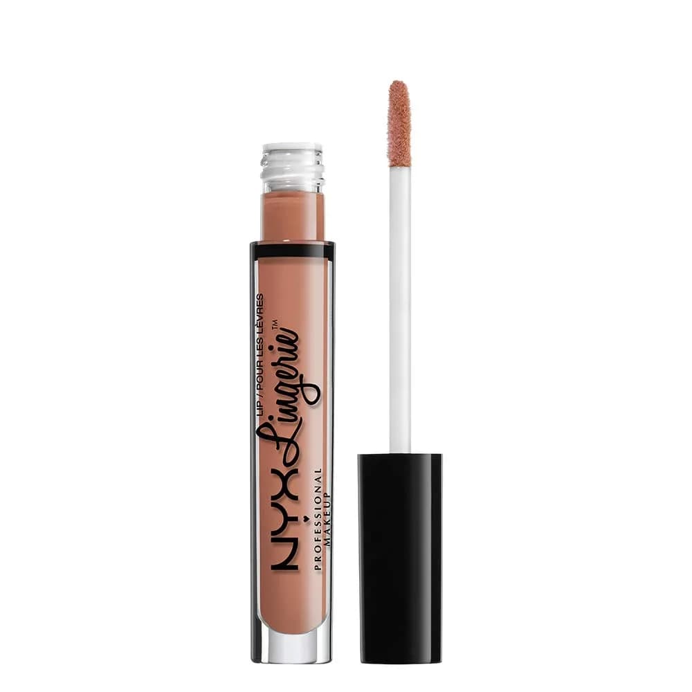 NYX PROFESSIONAL MAKEUP Lip Lingerie Matte Liquid Lipstick - Dusk To Dawn (Warm Beige Nude), 3.4ml - main product image