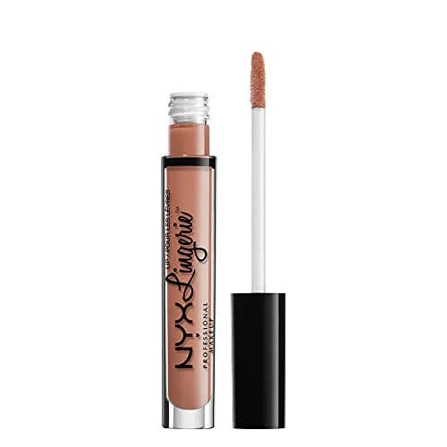 NYX PROFESSIONAL MAKEUP Lip Lingerie Matte Liquid Lipstick - Dusk To Dawn (Warm Beige Nude), 3.4ml thumbnail 1