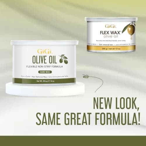 GiGi Olive Oil Flex Soft Wax Hair Removal 370ml (13oz) | Non-Strip Wax for Smooth Skin thumbnail 4