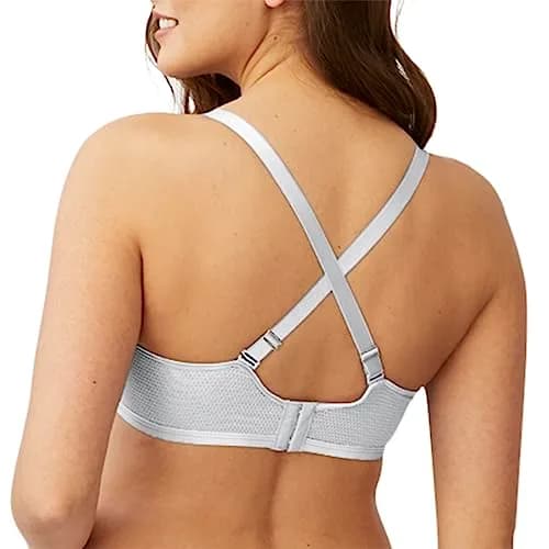Hanes Womens Oh So Light Foam ComfortFlex Fit Wirefree Bra, White, Medium US | Full Coverage, Lightweight Support thumbnail 5