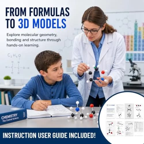 Old Nobby Organic Chemistry Model Kit 239 PCS | Molecular Model Kit for Students thumbnail 5
