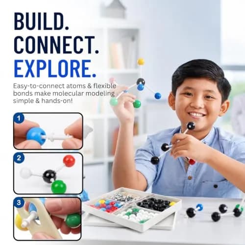Old Nobby Organic Chemistry Model Kit 239 PCS | Molecular Model Kit for Students thumbnail 6