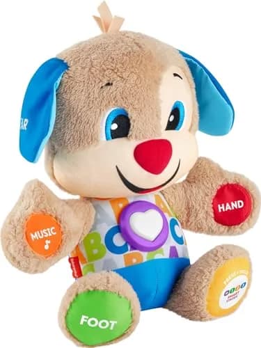 Fisher-Price Laugh & Learn Smart Stages Puppy Musical Plush Toy | Ages 6+ Months thumbnail 1