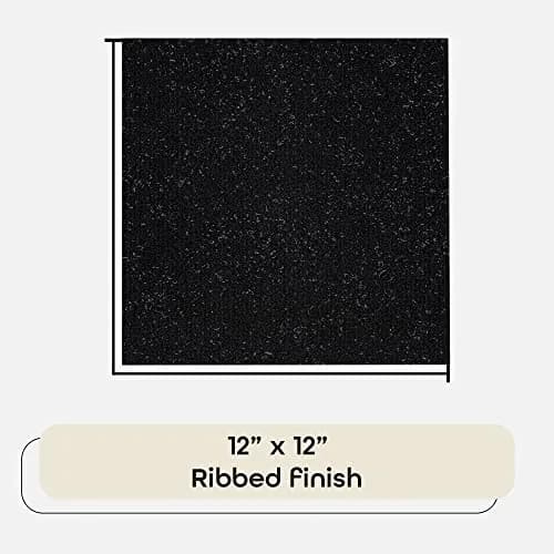 ACHIM Nexus Peel & Stick Carpet Tiles 12 x 12 in (30.5 x 30.5 cm) Black | 12 Sq Ft Coverage thumbnail 3