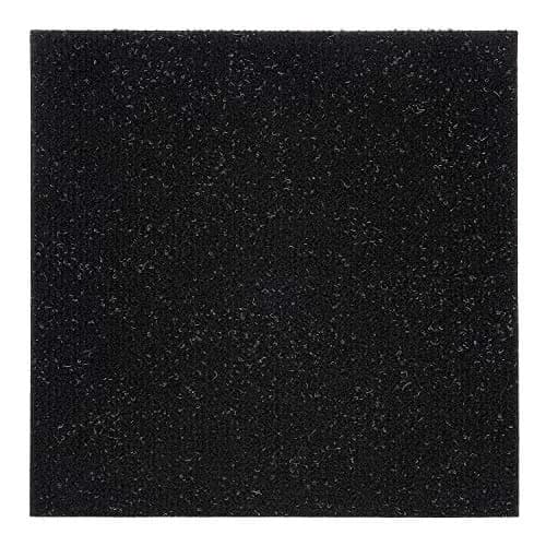 Achim Nexus Burgundy 12x12 Self Adhesive Carpet Floor Tile 12 Tiles (12 sq ft) | Easy DIY Installation for Home & Office — Jet / 12"L x 12"W