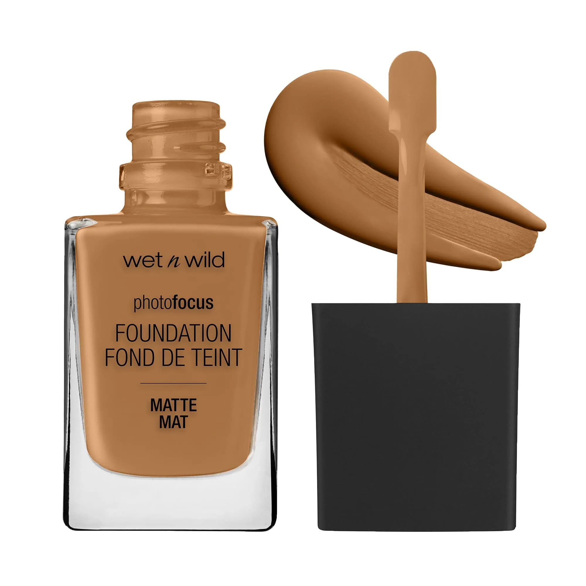 wet n wild Photo Focus Matte Liquid Foundation Caramel 30ml (1 Fl Oz) | Vegan & Cruelty-Free — Caramel