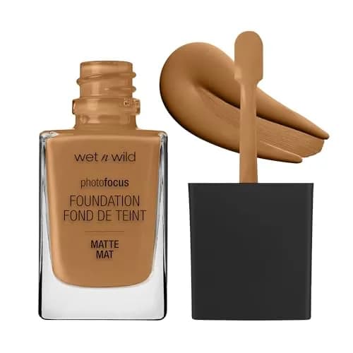 wet n wild Photo Focus Matte Liquid Foundation Caramel 30ml (1 Fl Oz) | Vegan & Cruelty-Free thumbnail 1