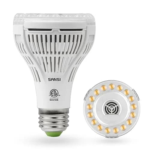 SANSI 15W Full Spectrum A19 Grow Light Bulb | 4000K Daylight, ETL Listed, 25,000 Hour Lifespan thumbnail 1