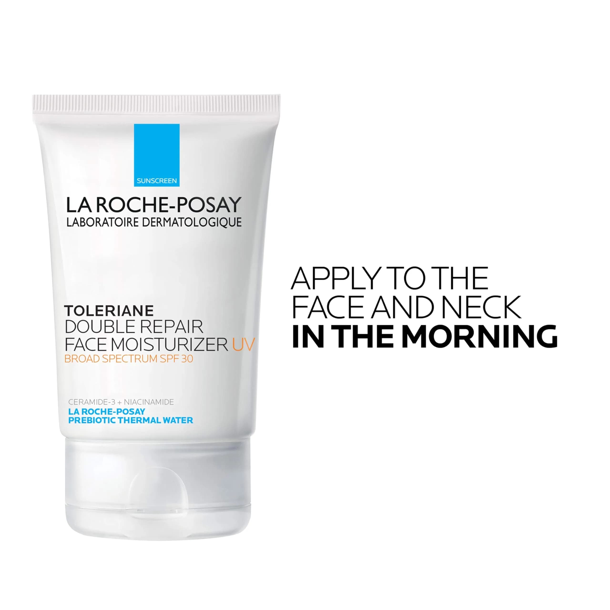 La Roche-Posay Toleriane Double Repair UV Face Moisturizer SPF 30 100ml (3.38 Fl Oz) | Prebiotic Thermal Water & Niacinamide - view 7