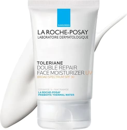 La Roche-Posay Toleriane Double Repair UV Face Moisturizer SPF 30 100ml (3.38 Fl Oz) | Prebiotic Thermal Water & Niacinamide thumbnail 1