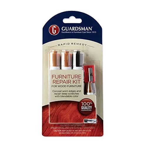 Guardsman Furniture Repair Kit | 3 Brown Tones for Wood Scratch & Gouge Repair thumbnail 1